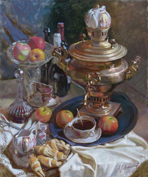 Натюрморт с самоваром