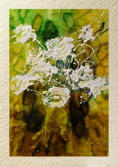 девять белых роз