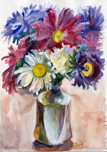 Крупные астры