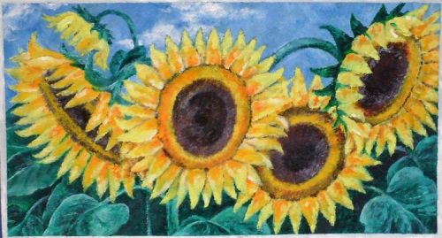 Подсолнухи