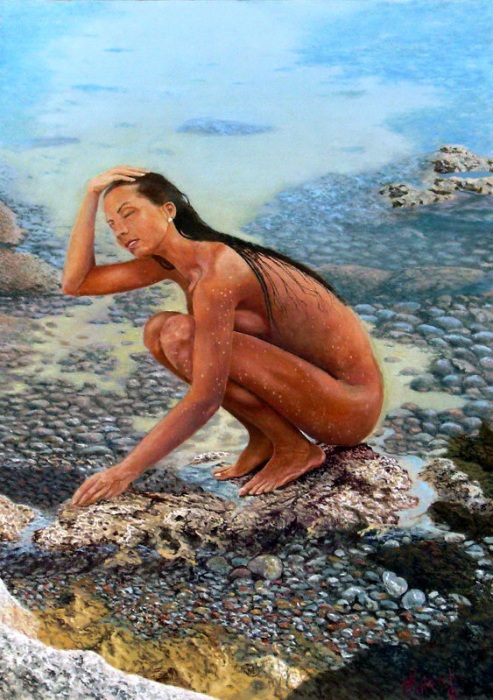 Купальщица