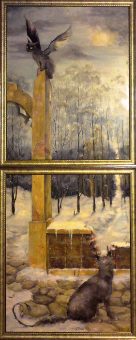 Вертикальный диптих Амбивалентные мечт ...