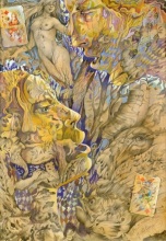 Лукоморье, бум./смеш. тех, 50х34,2003