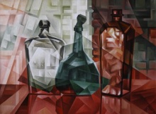 Старые бутылки. Кубофутуризм