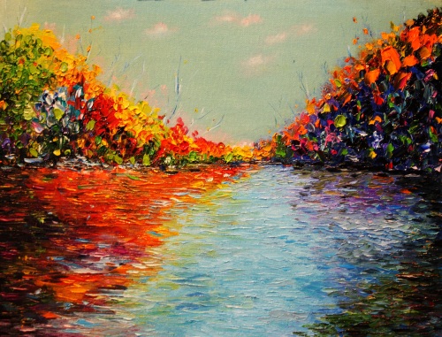 И снова осень краски разлила