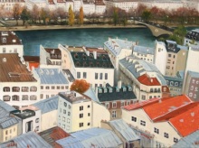 Вид Парижа с собора Парижской Богоматери