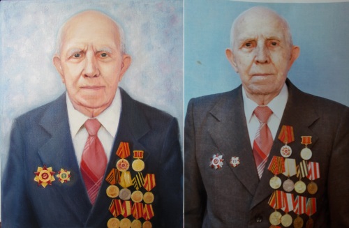 Портрет Ветерана на 90-летие