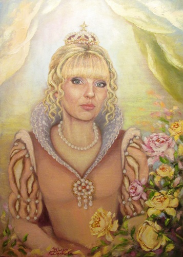 Портрет в Платье 19в.