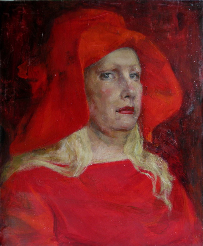 Дама в красном